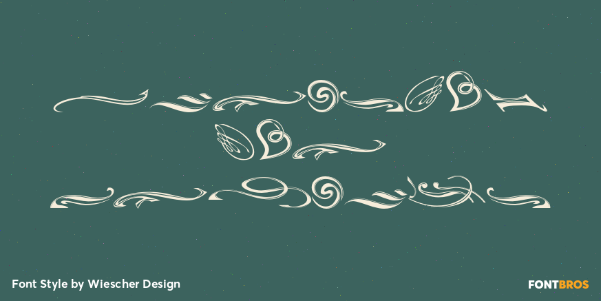 Fleurons One Regular Font Poster #1