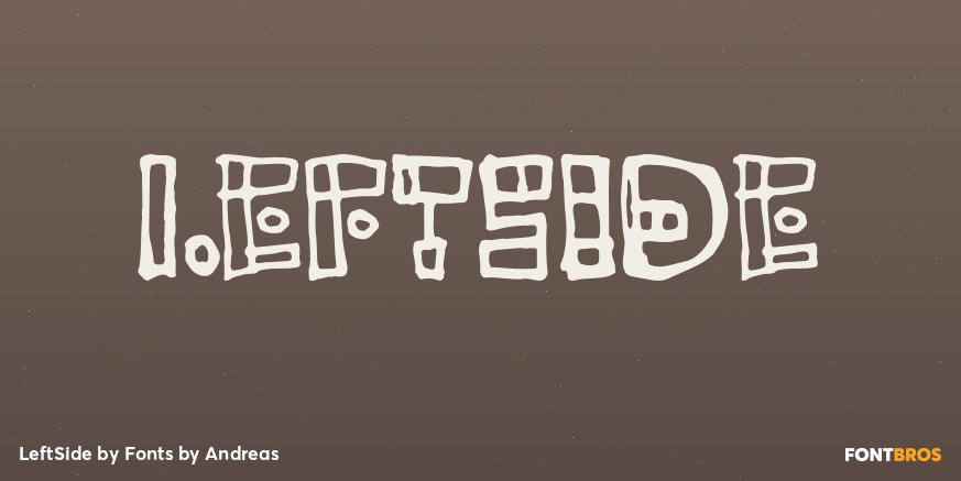 LeftSide Font Poster