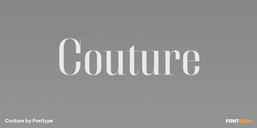 Couture Font Poster #1