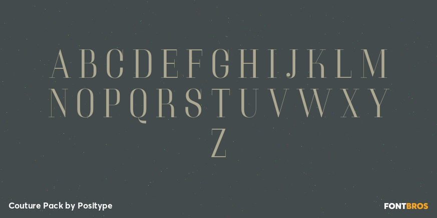 Couture Pack Font Poster #2