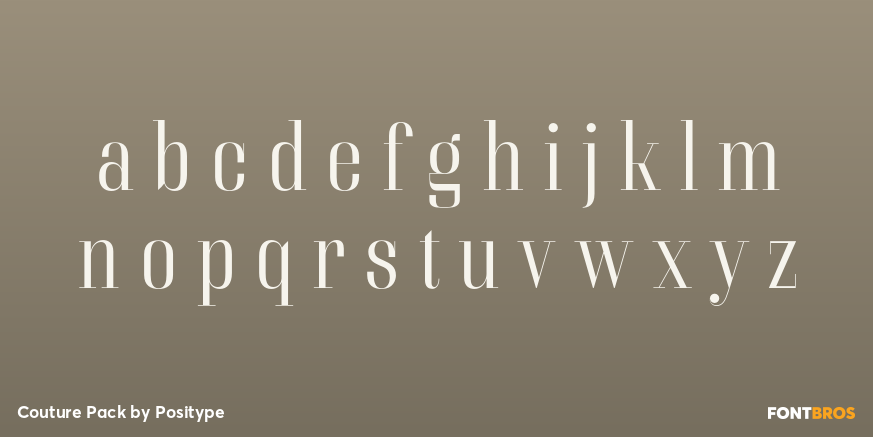 Couture Pack Font Poster #3