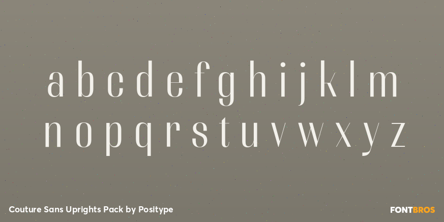 Couture Sans Uprights Pack Font Poster #3