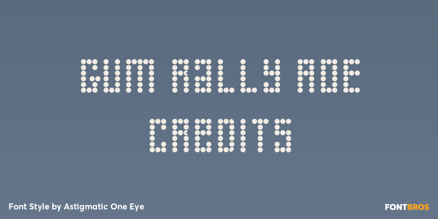 Gum Rally AOE Credits Poster