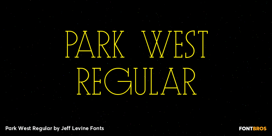 Park West Regular Poster