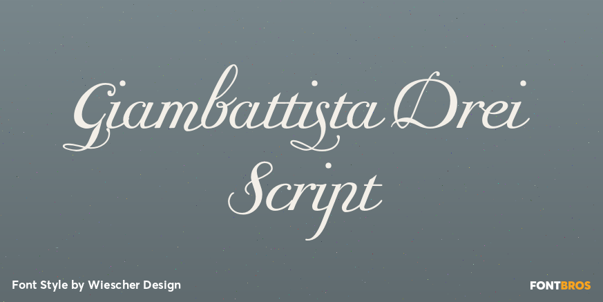 Giambattista Drei Script Poster