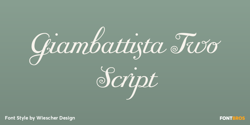 Giambattista Two Script Poster