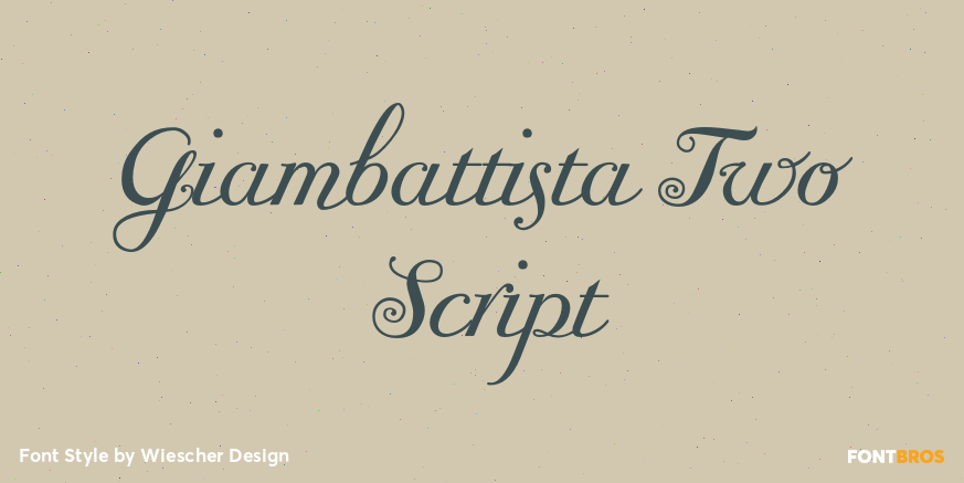 Giambattista Two Script Poster