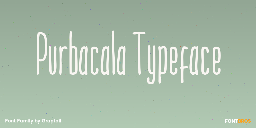 Purbacala Typeface Poster