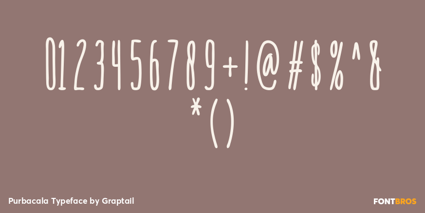 Purbacala Typeface Font Poster #4