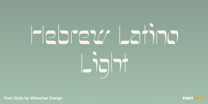 Hebrew Latino Light Poster