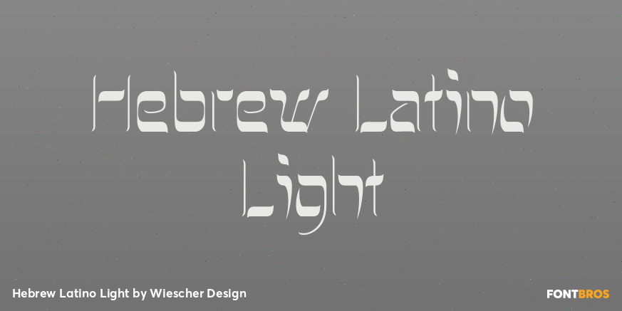 Hebrew Latino Light Poster