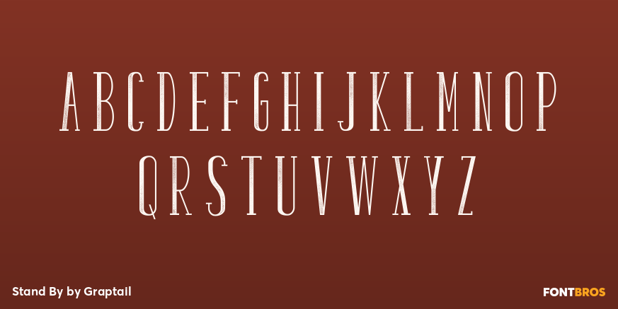 Stand By Font Poster #1