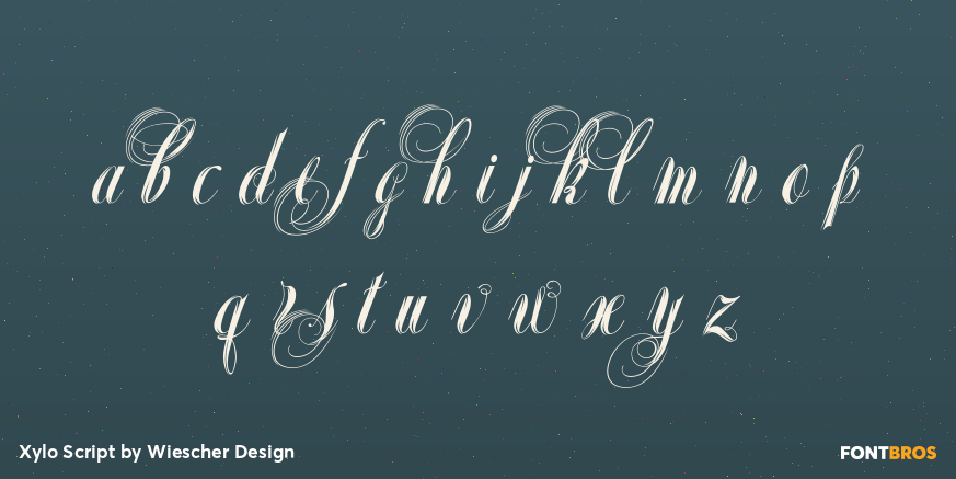 Xylo Script Font Poster #3