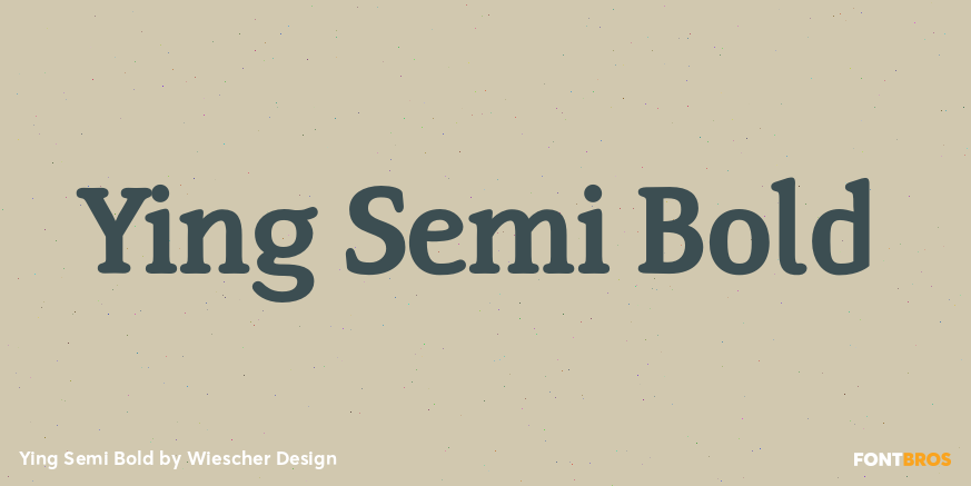 Ying Semi Bold Poster