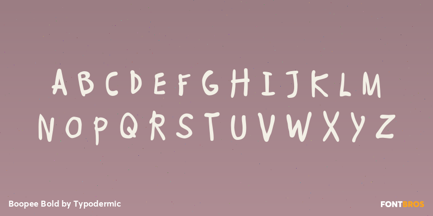 Boopee Bold Font Poster #2