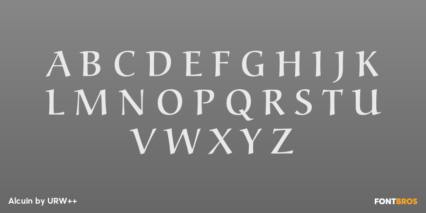 Alcuin Font Poster #2