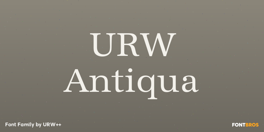 URW Antiqua Poster
