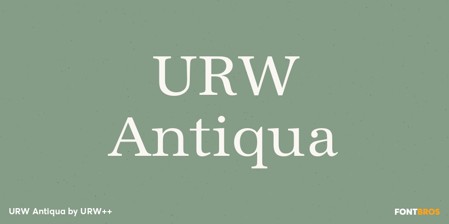 URW Antiqua Poster