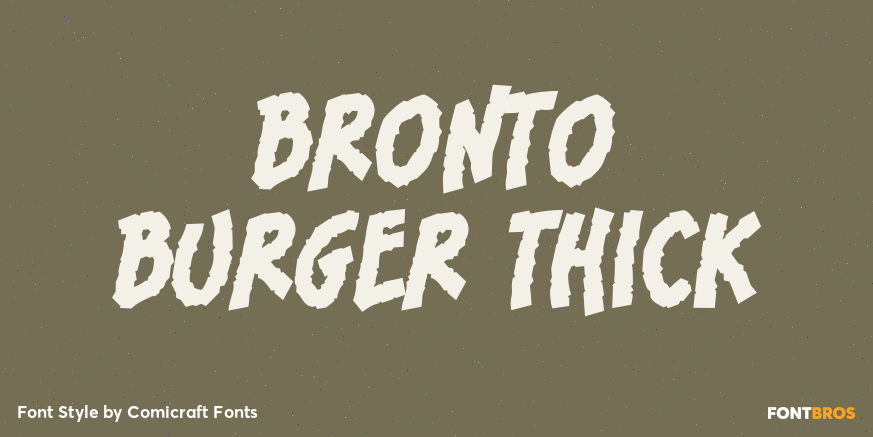 Bronto Burger Thick Poster