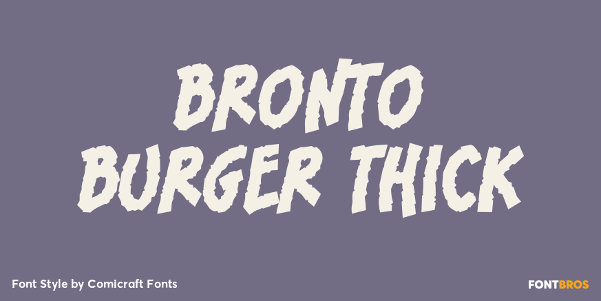 Bronto Burger Thick Poster