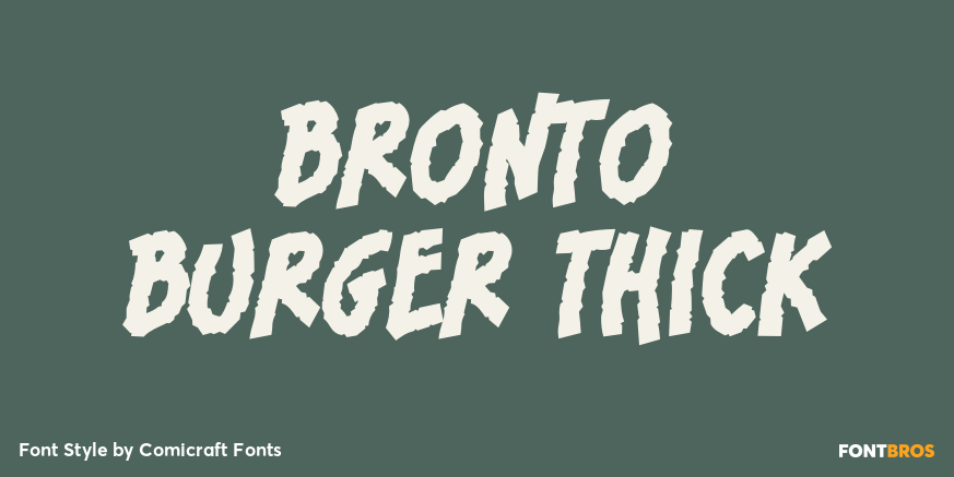 Bronto Burger Thick Poster