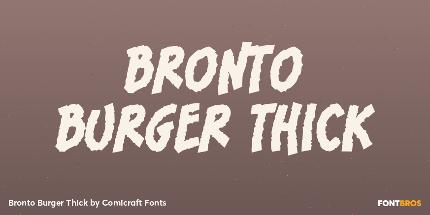 Bronto Burger Thick Poster