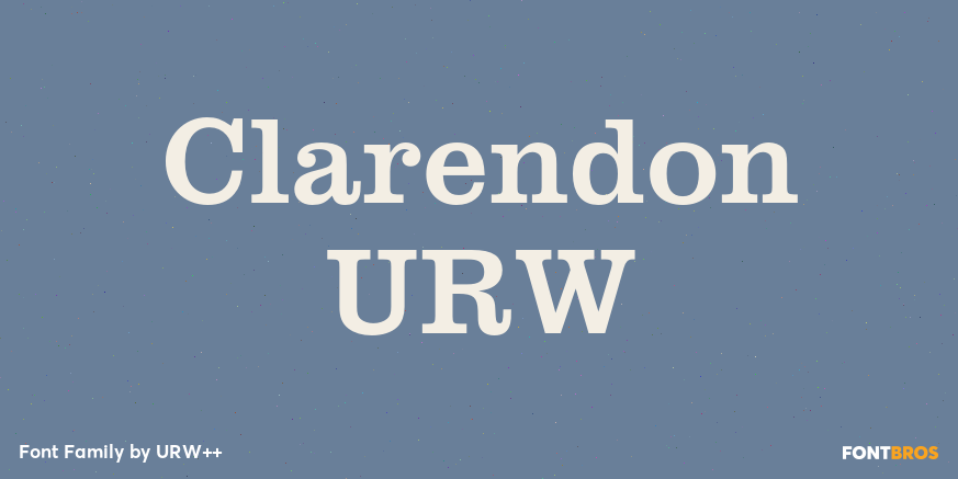 Clarendon URW Poster