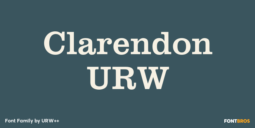 Clarendon URW Poster