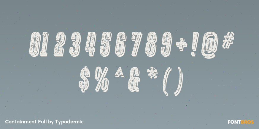 Containment Full Font Poster #1