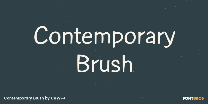 Contemporary Brush Poster