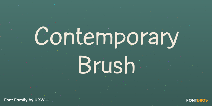 Contemporary Brush Poster