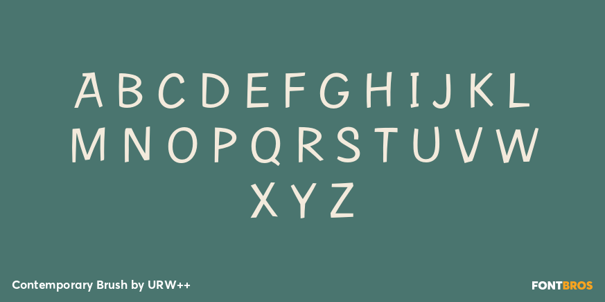 Contemporary Brush Font Poster #1