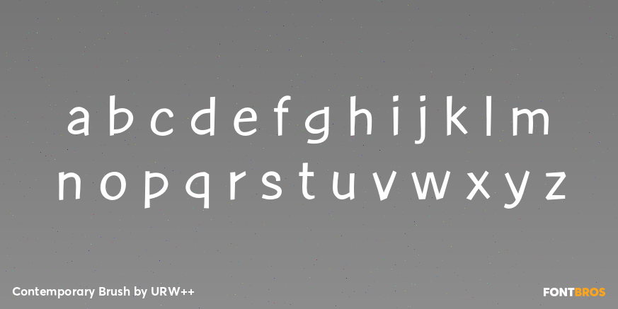 Contemporary Brush Font Poster #1