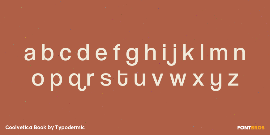 Coolvetica Book Font Poster #3