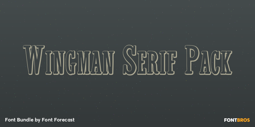 Wingman Serif Pack Font Poster #1