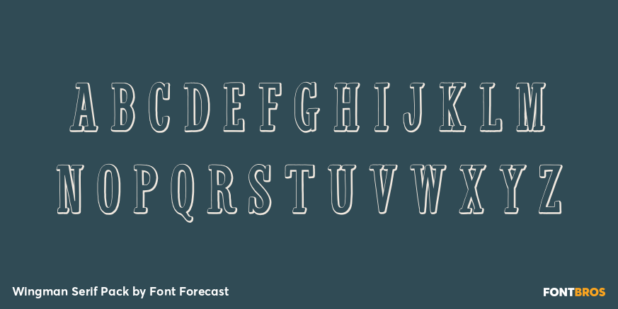 Wingman Serif Pack Font Poster #2