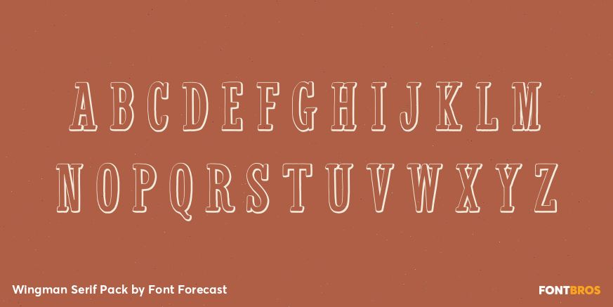 Wingman Serif Pack Font Poster #1