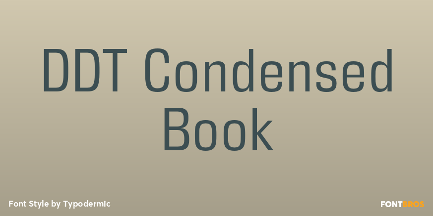 DDT Condensed Book Poster