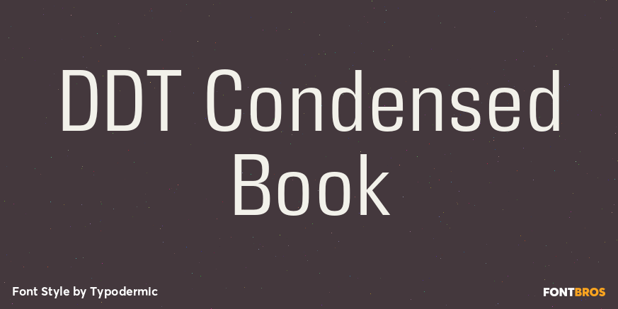 DDT Condensed Book Poster