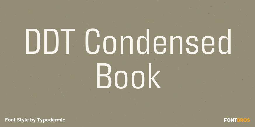 DDT Condensed Book Poster