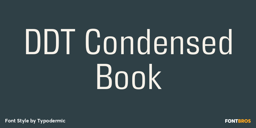 DDT Condensed Book Poster