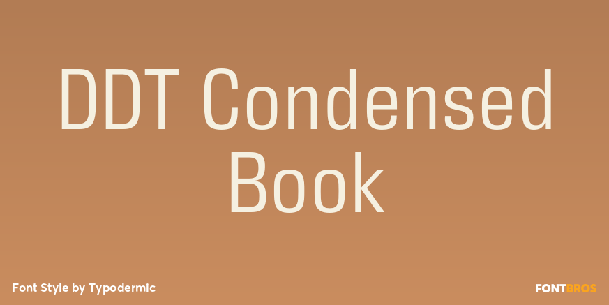 DDT Condensed Book Poster