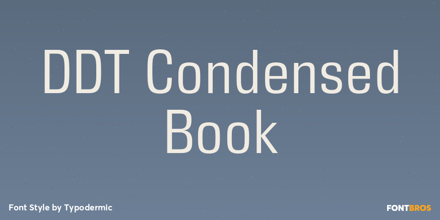 DDT Condensed Book Poster