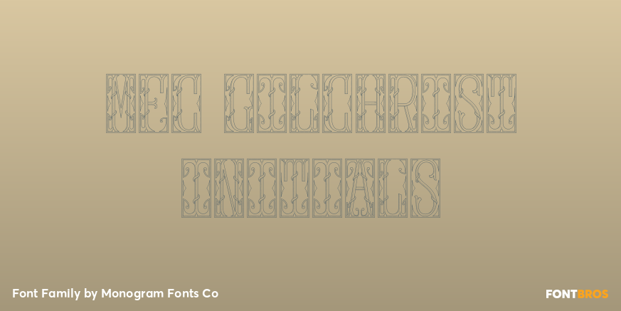 MFC Gilchrist Initials Poster
