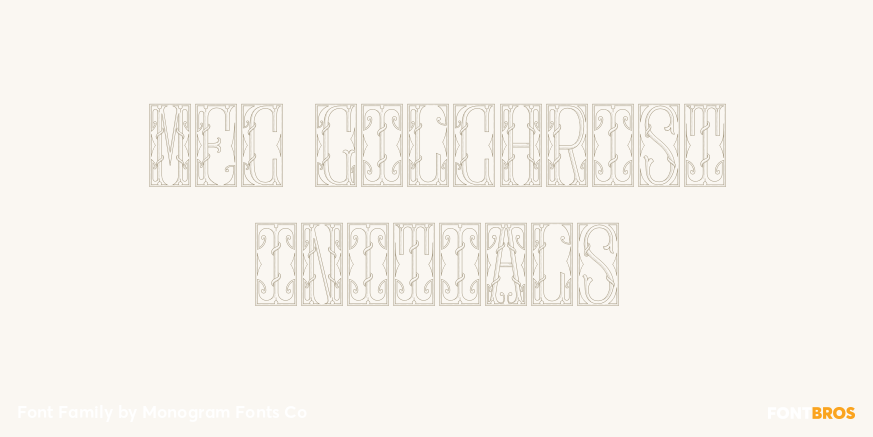 MFC Gilchrist Initials Poster