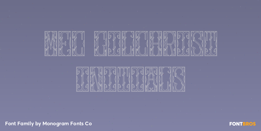 MFC Gilchrist Initials Poster