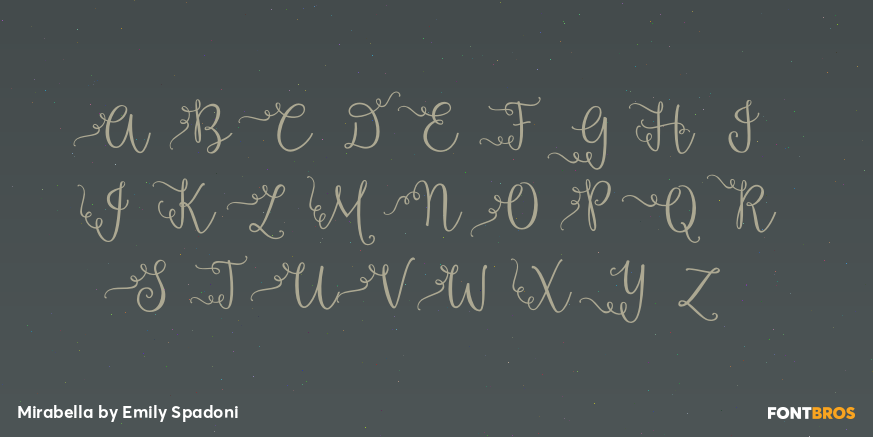 Mirabella Font Poster #2