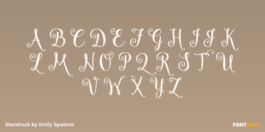 Starstruck Font Poster #2