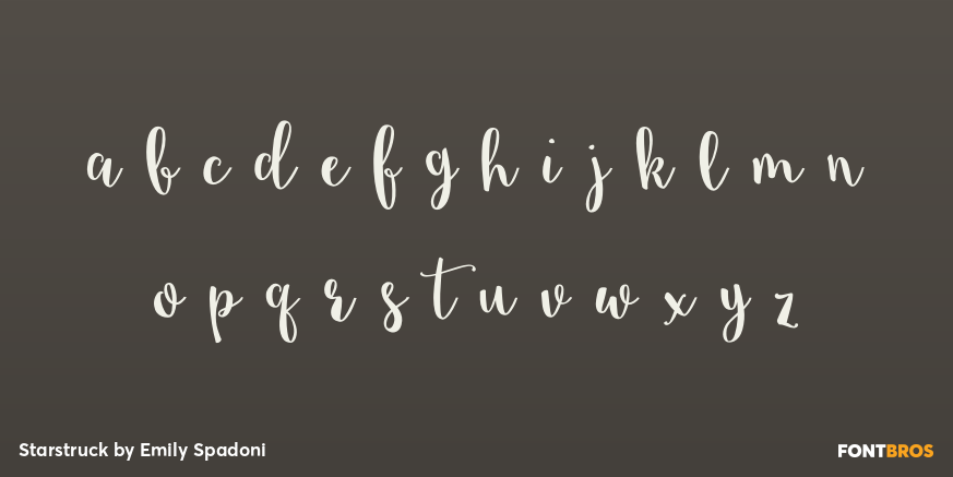 Starstruck Font Poster #3