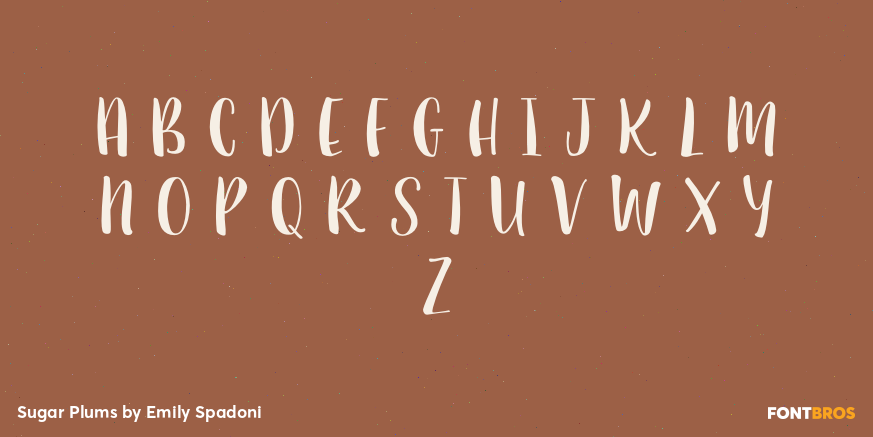 Sugar Plums Font Poster #1